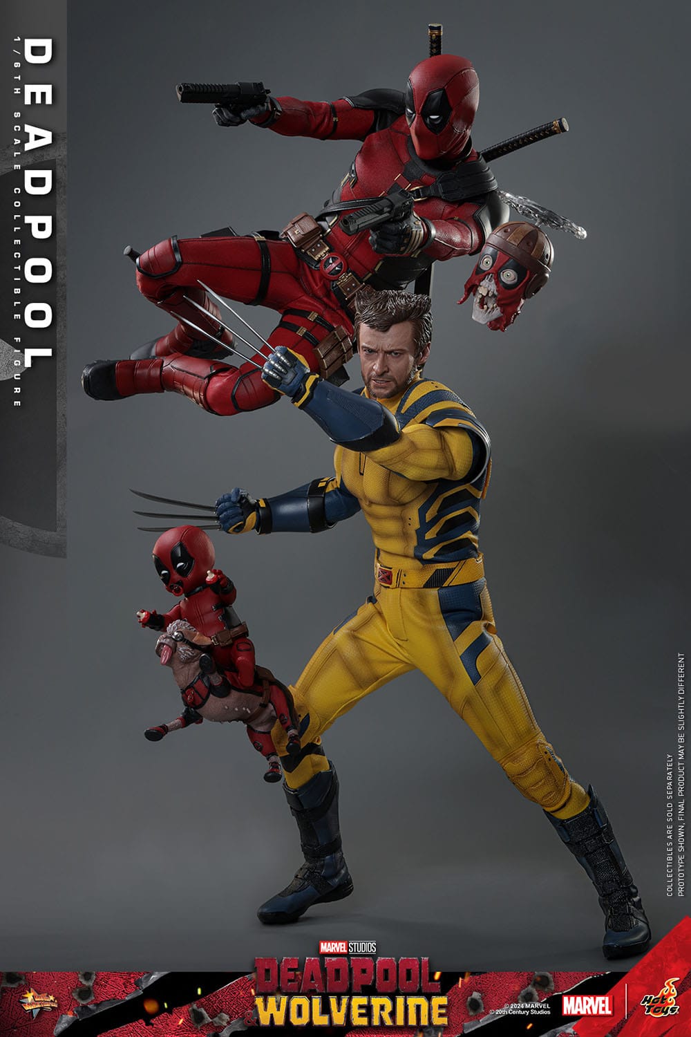 Hot Toys Deadpool & Wolverine Deadpool 1/6th Scale Figure