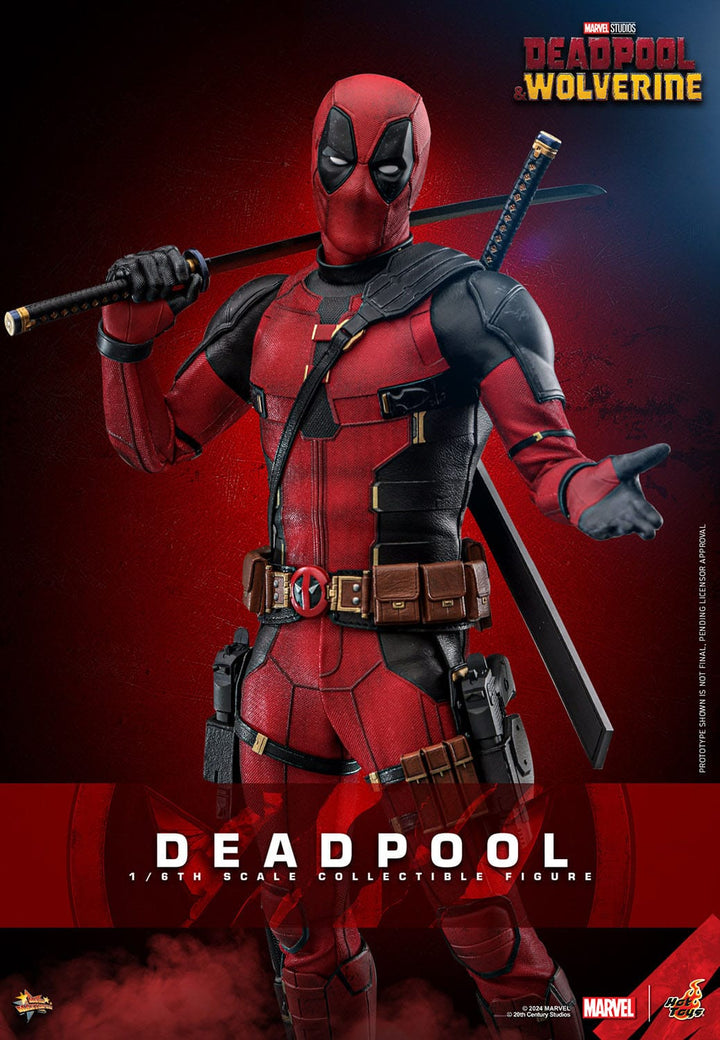 Hot Toys Deadpool & Wolverine Deadpool 1/6th Scale Figure