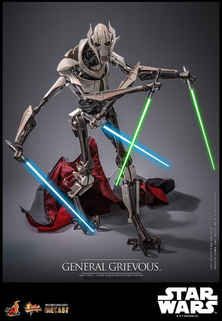 Hot Toys Star Wars Revenge of the Sith General Grievous 1/6th Scale Figure