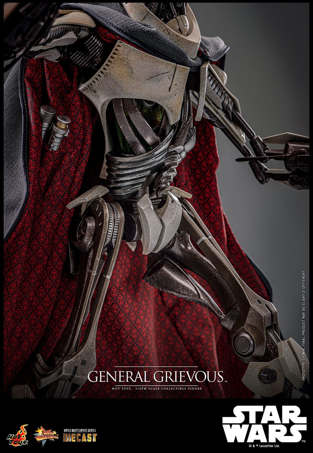 Hot Toys Star Wars Revenge of the Sith General Grievous 1/6th Scale Figure