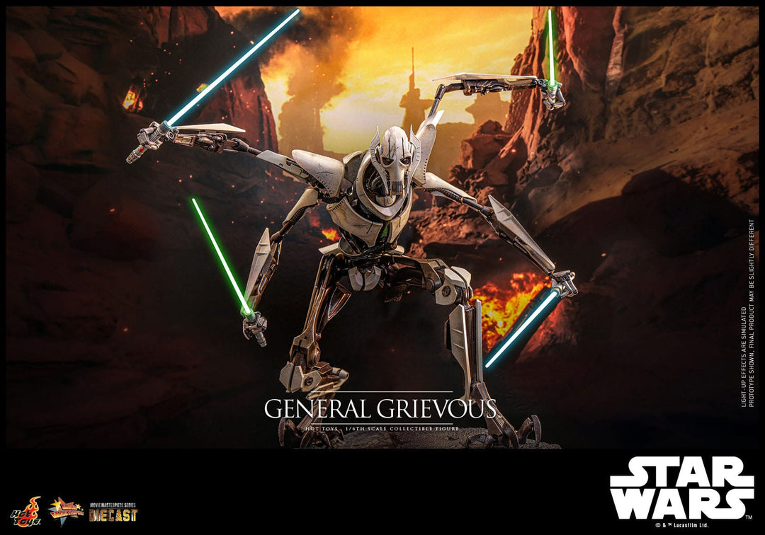 Hot Toys Star Wars Revenge of the Sith General Grievous 1/6th Scale Figure