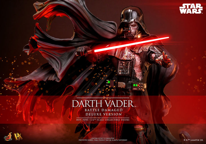 Hot Toys Star Wars Darth Vader (Battle Damaged) Deluxe 1/6th Scale Figure