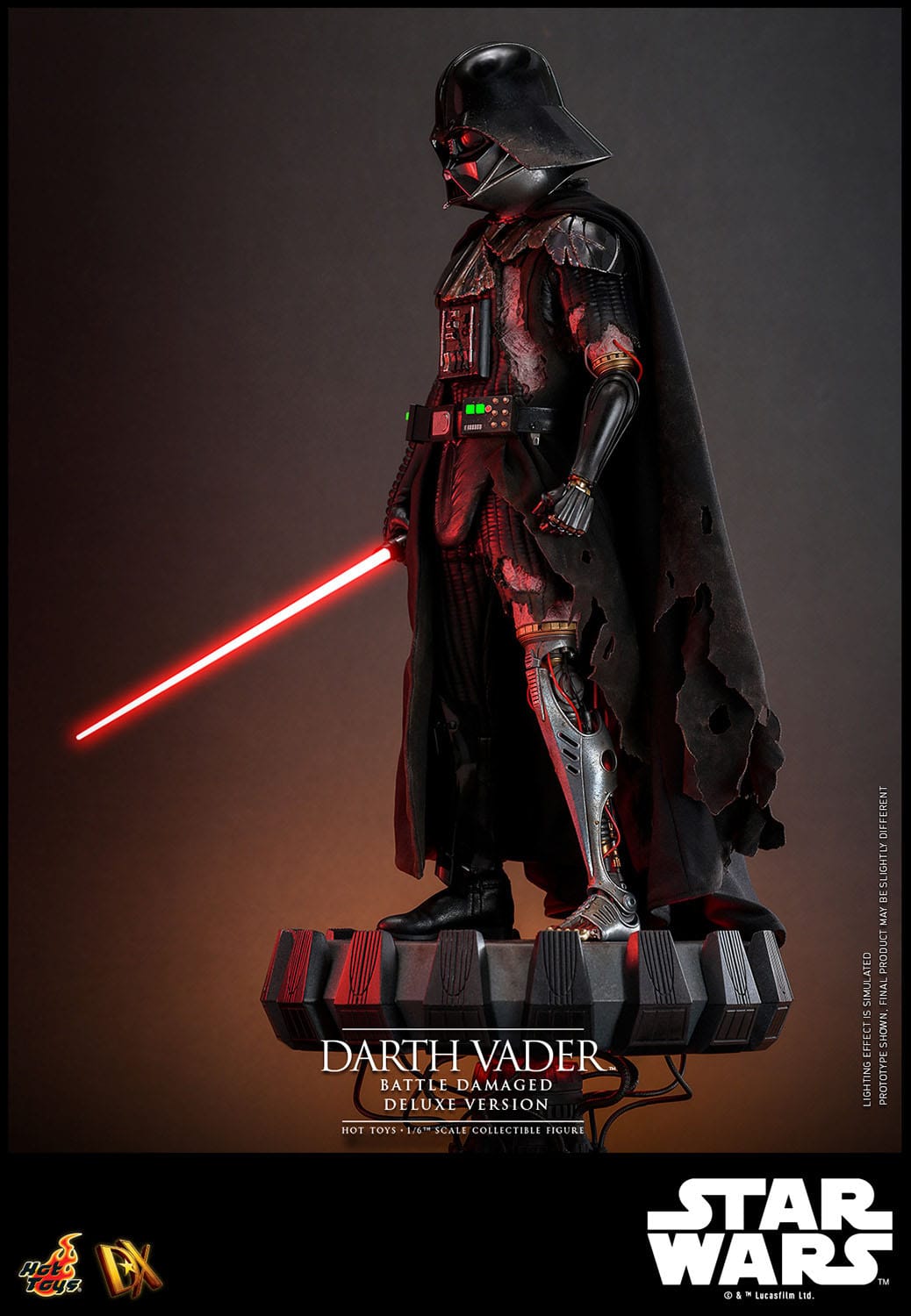 Hot Toys Star Wars Darth Vader (Battle Damaged) Deluxe 1/6th Scale Figure