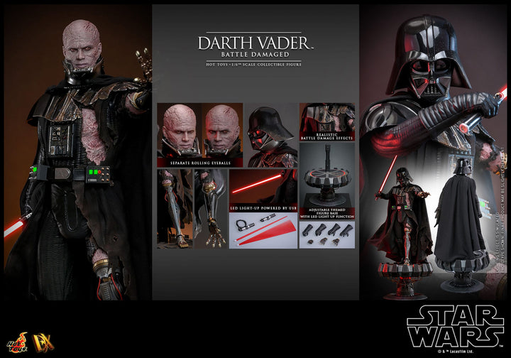 Hot Toys Star Wars Darth Vader (Battle Damaged) 1/6th Scale Figure