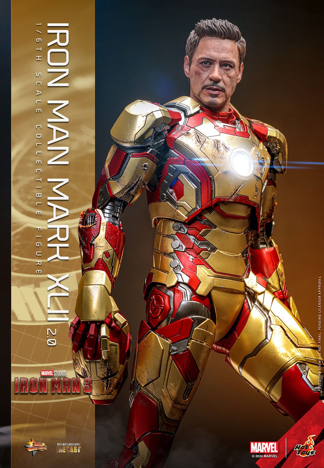 Hot Toys Iron Man 3 Iron Man Mark XLII (2.0) 1/6th Scale Figure