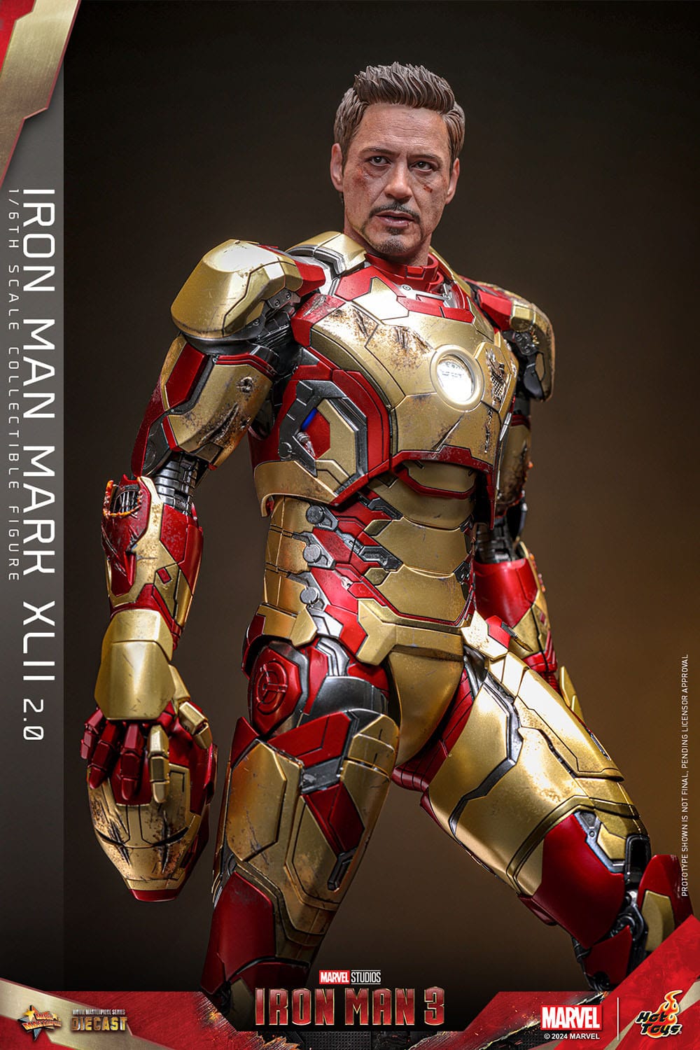 Hot Toys Iron Man 3 Iron Man Mark XLII (2.0) 1/6th Scale Figure