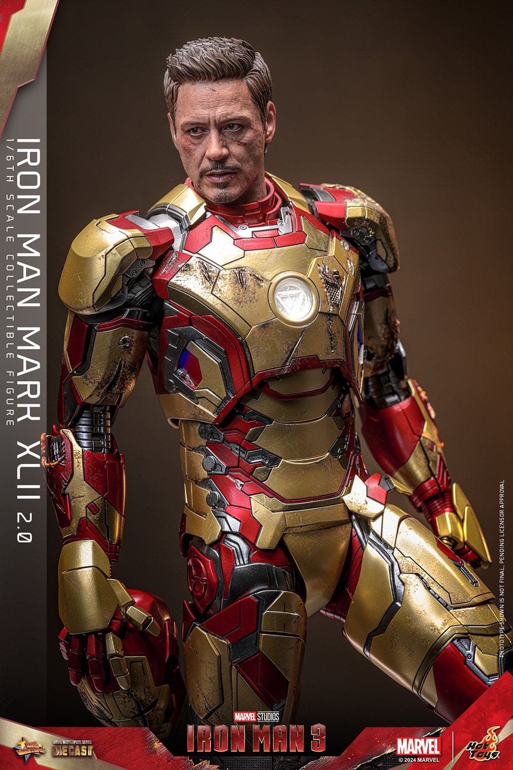 Hot Toys Iron Man 3 Iron Man Mark XLII (2.0) 1/6th Scale Figure