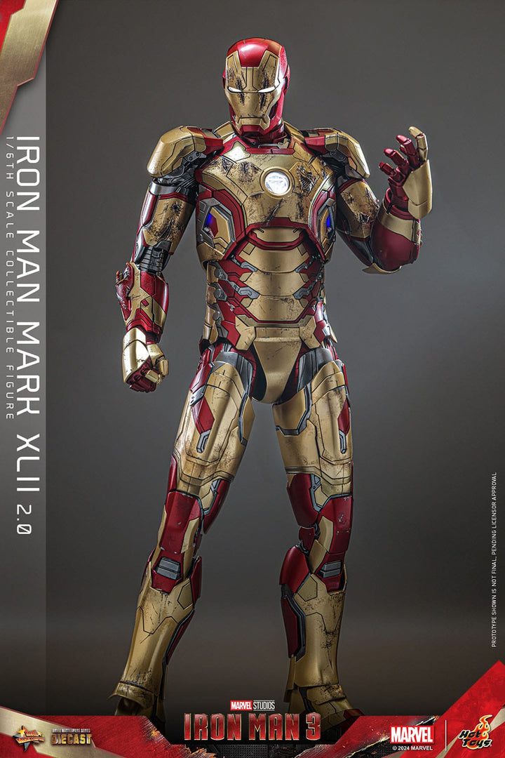 Hot Toys Iron Man 3 Iron Man Mark XLII (2.0) 1/6th Scale Figure