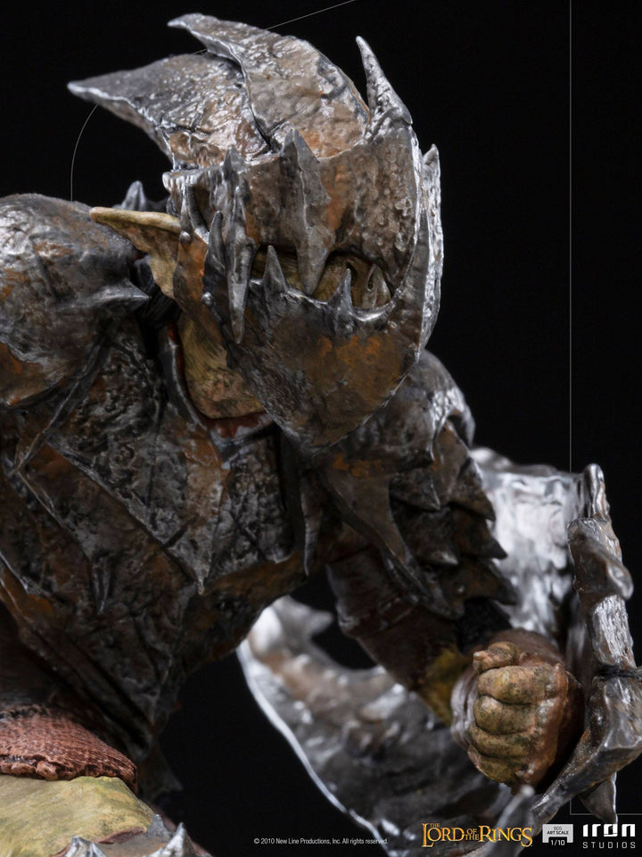 Iron Studios The Lord of the Rings Battle Diorama Series Armored Orc 1/10 Scale Statue
