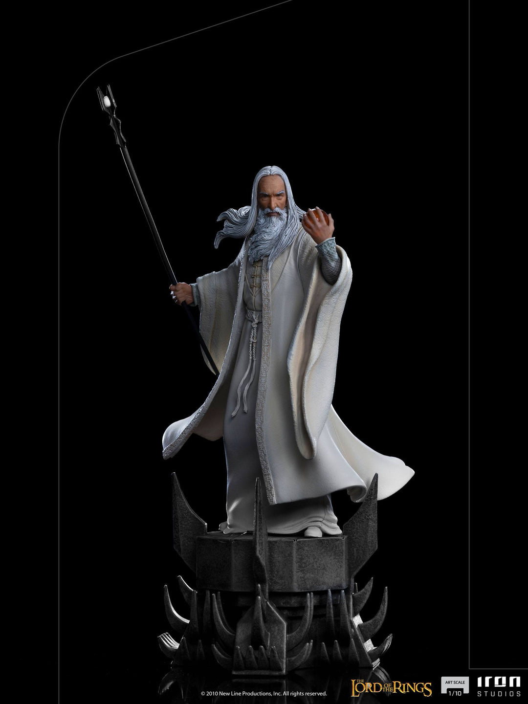 Iron Studios The Lord of the Rings Battle Diorama Series Saruman 1/10 Art Scale Statue