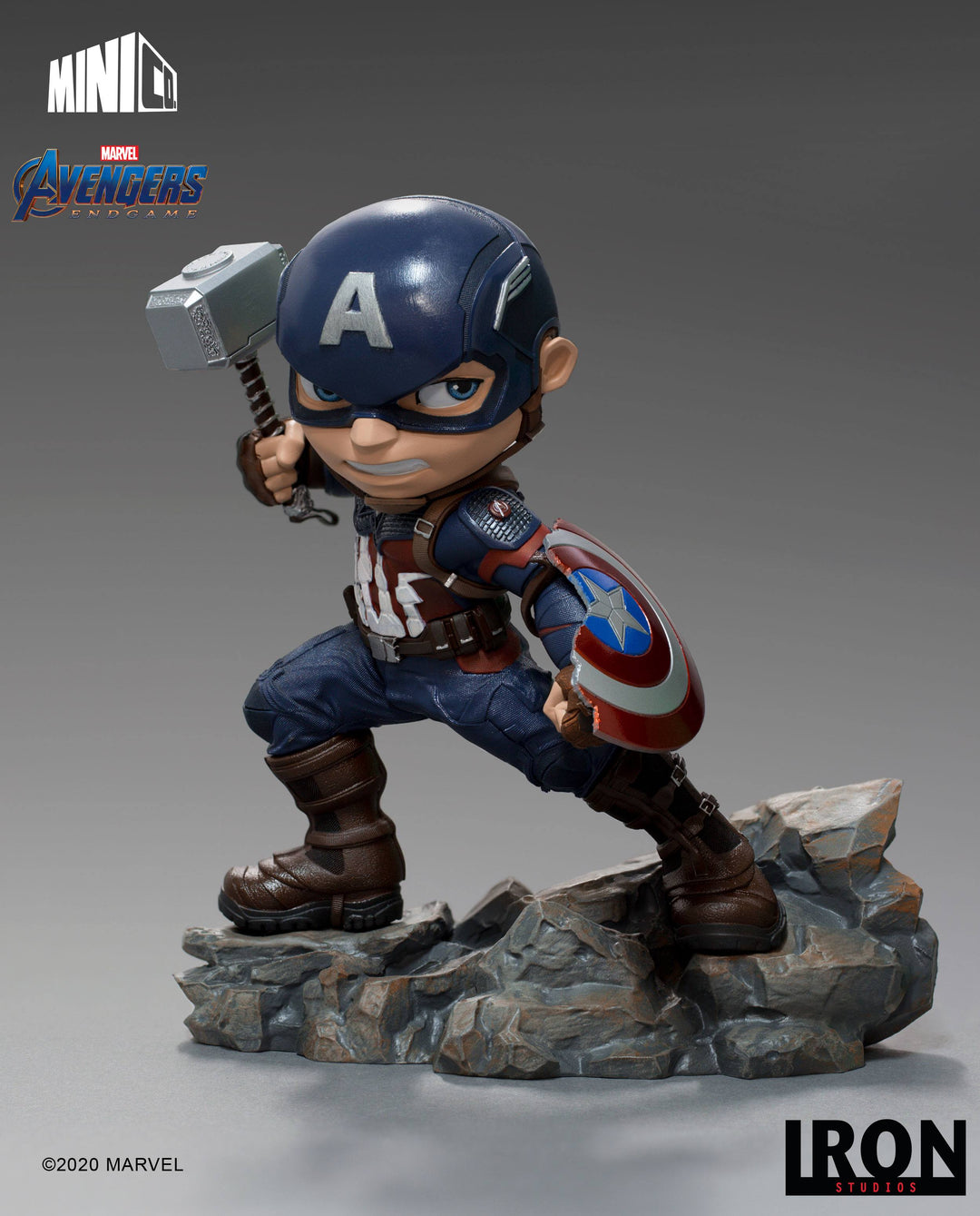 Iron Studios Marvel Avengers Endgame Captain America MiniCo Figure
