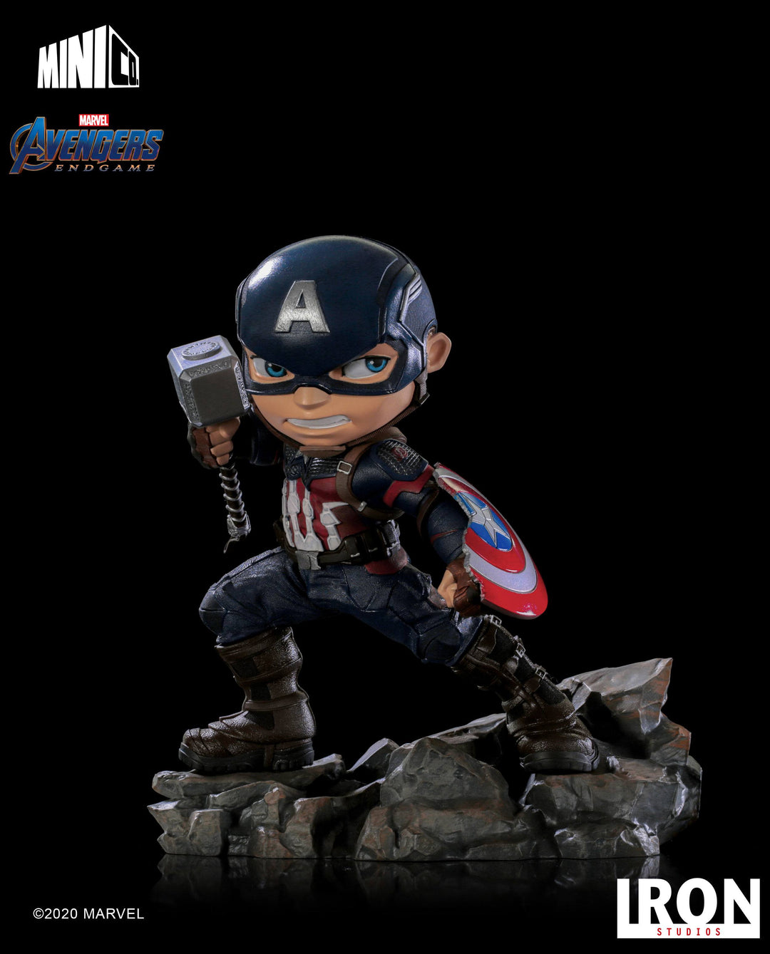 Iron Studios Marvel Avengers Endgame Captain America MiniCo Figure