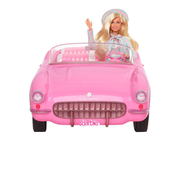 Barbie The Movie Pink Corvette Convertible Car