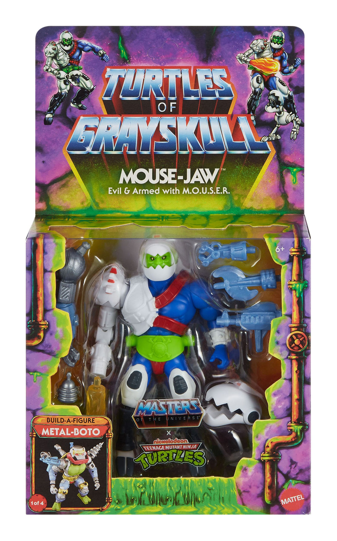 MOTU x TMNT Turtles of Grayskull Deluxe Mouse-Jaw Action Figure