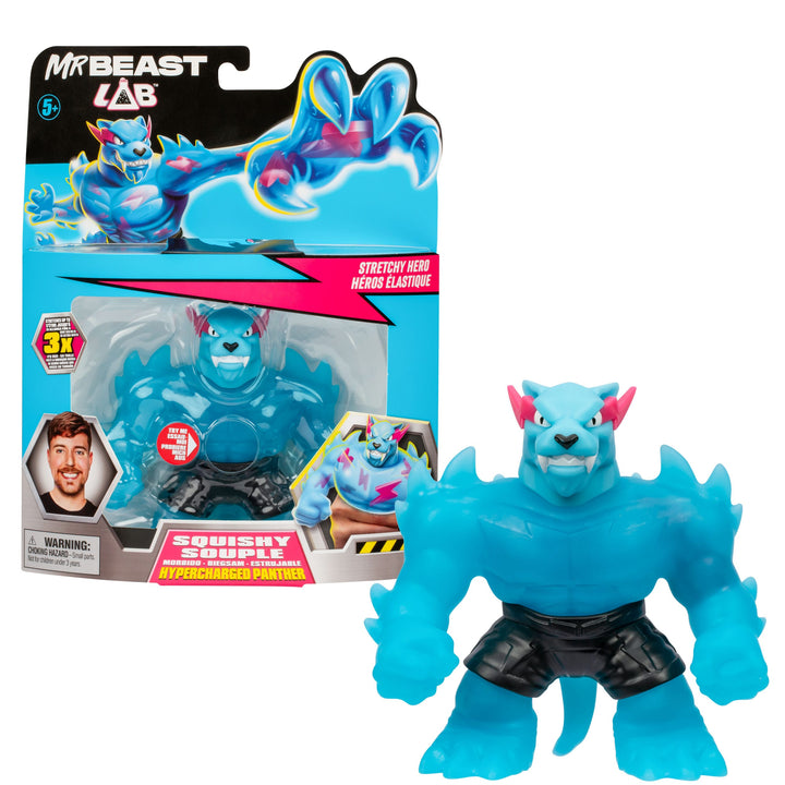 MrBeast Lab Stretchy Figure by Heroes of Goo Jit Zu Hypercharged Panther