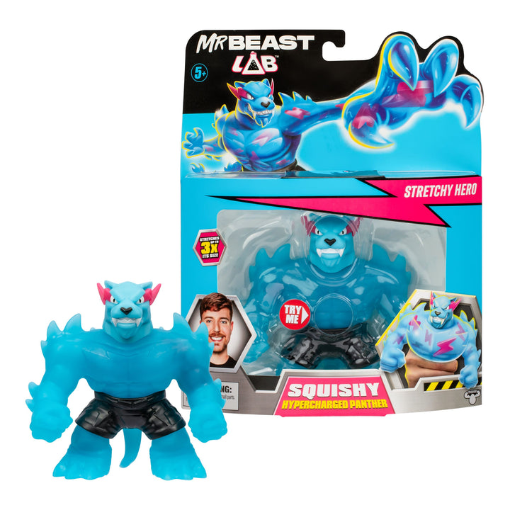 MrBeast Lab Stretchy Figure by Heroes of Goo Jit Zu Hypercharged Panther