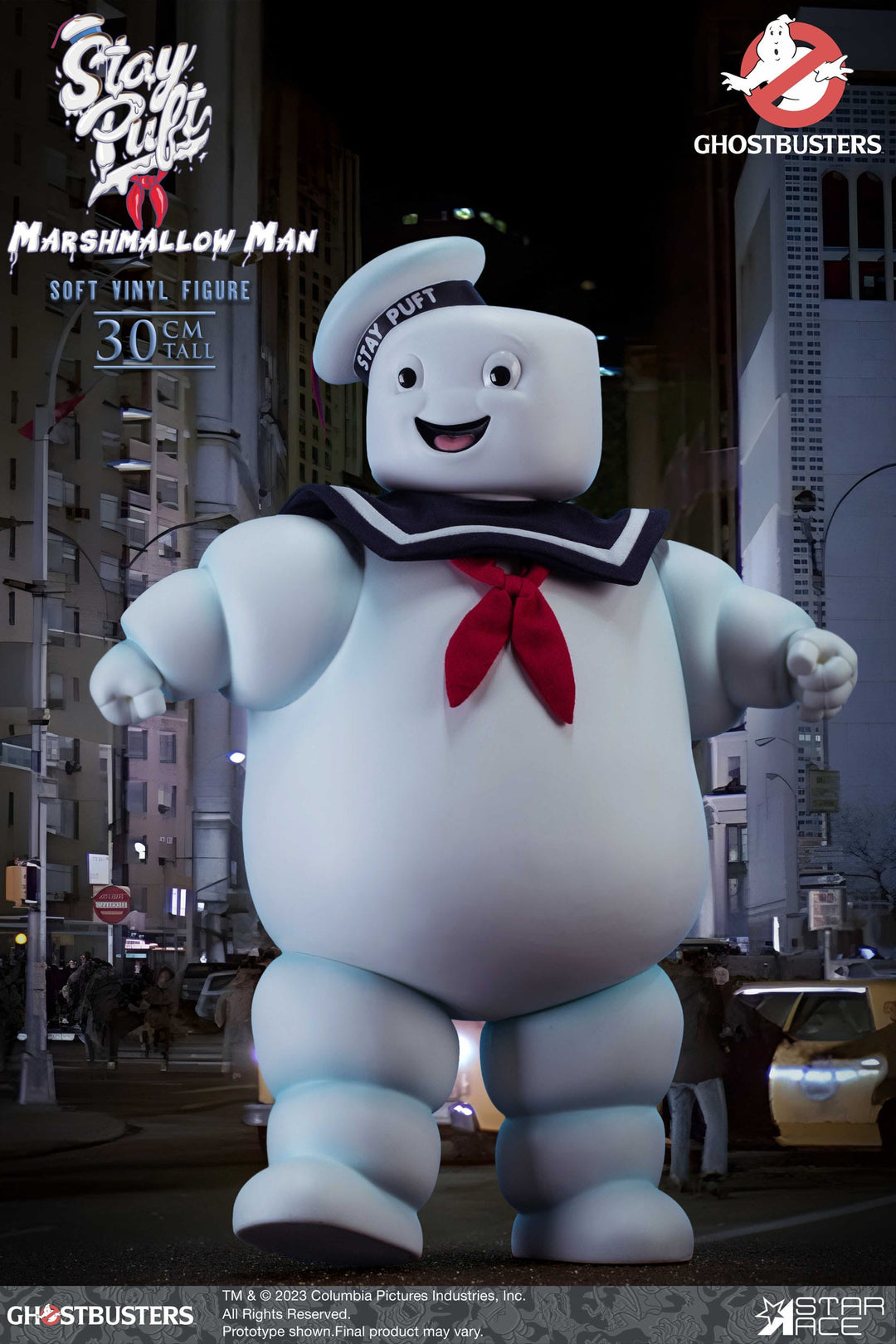 Ghostbusters Stay Puft Marshmallow Man Soft Vinyl Figure Statue
