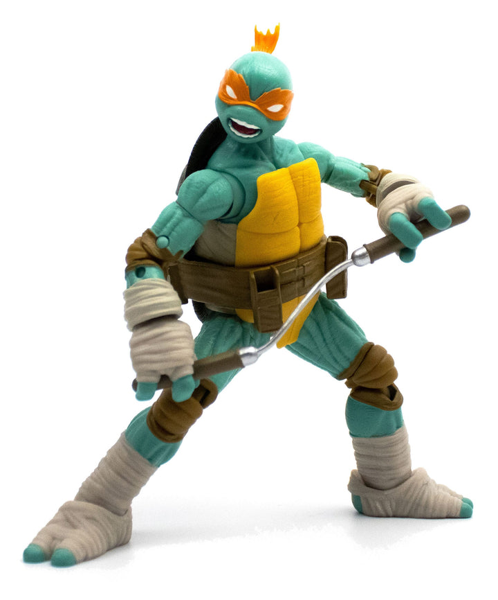 Teenage Mutant Ninja Turtles BST AXN Comic Heroes Michelangelo Action Figure : PRE-ORDER ETA MAY