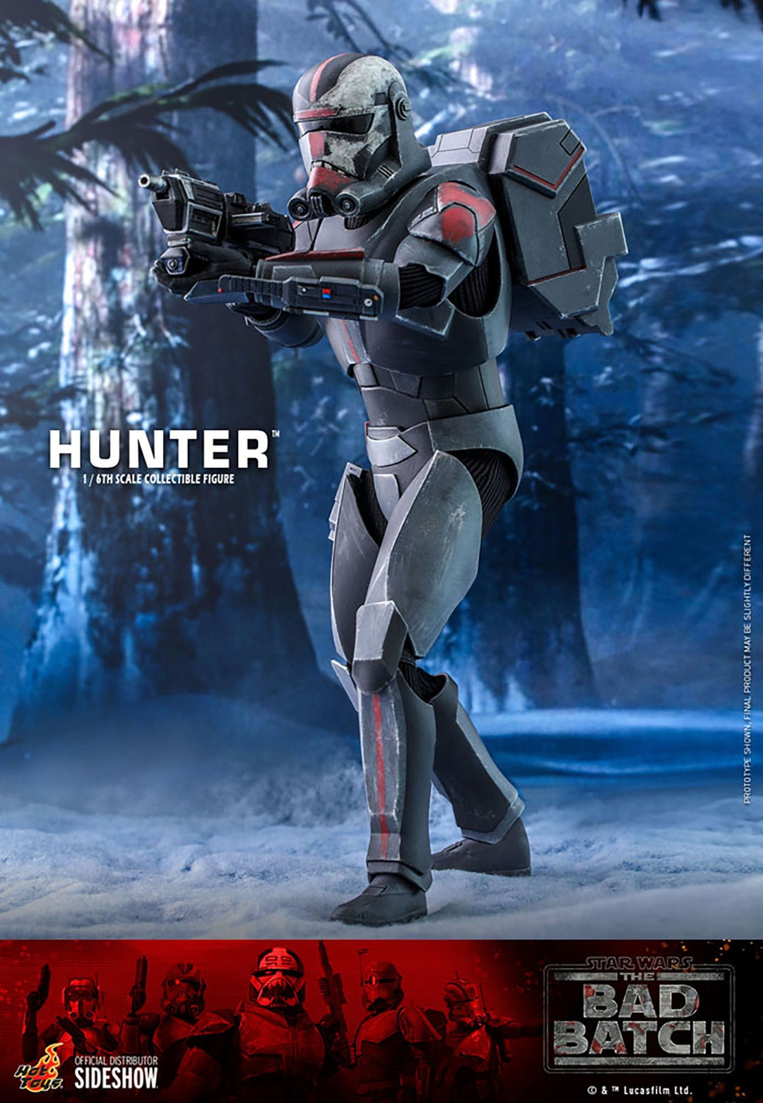 Hot Toys Star Wars The Bad Batch Hunter 1/6th Scale Figure *Black Friday Offer