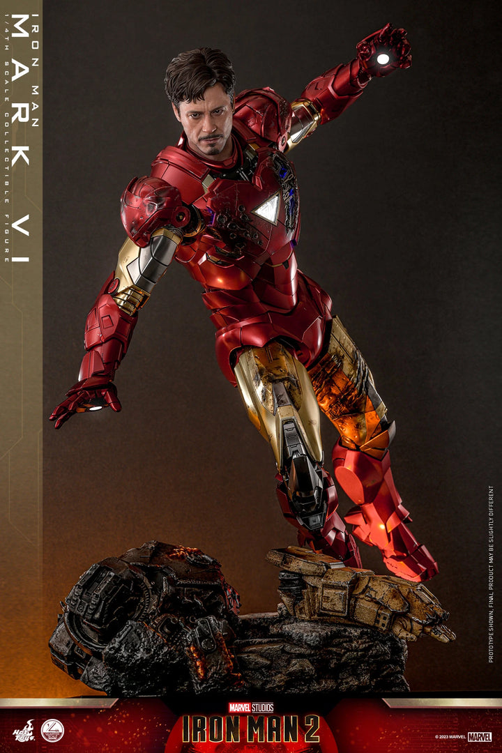 Hot Toys Iron Man 2 Iron Man Mark VI 1/4th Scale Figure