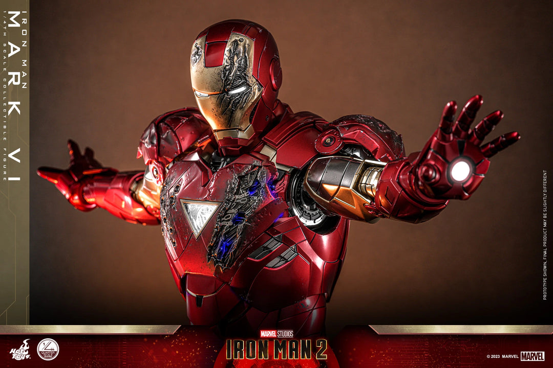 Hot Toys Iron Man 2 Iron Man Mark VI 1/4th Scale Figure