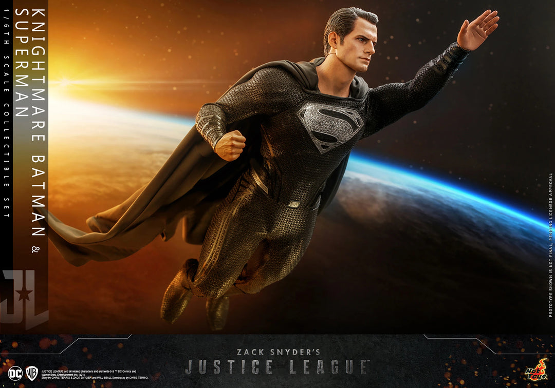 Hot Toys Zack Snyder’s Justice League Batman (Knightmare) and Superman (Black Suit) 1/6 Scale Figure Set