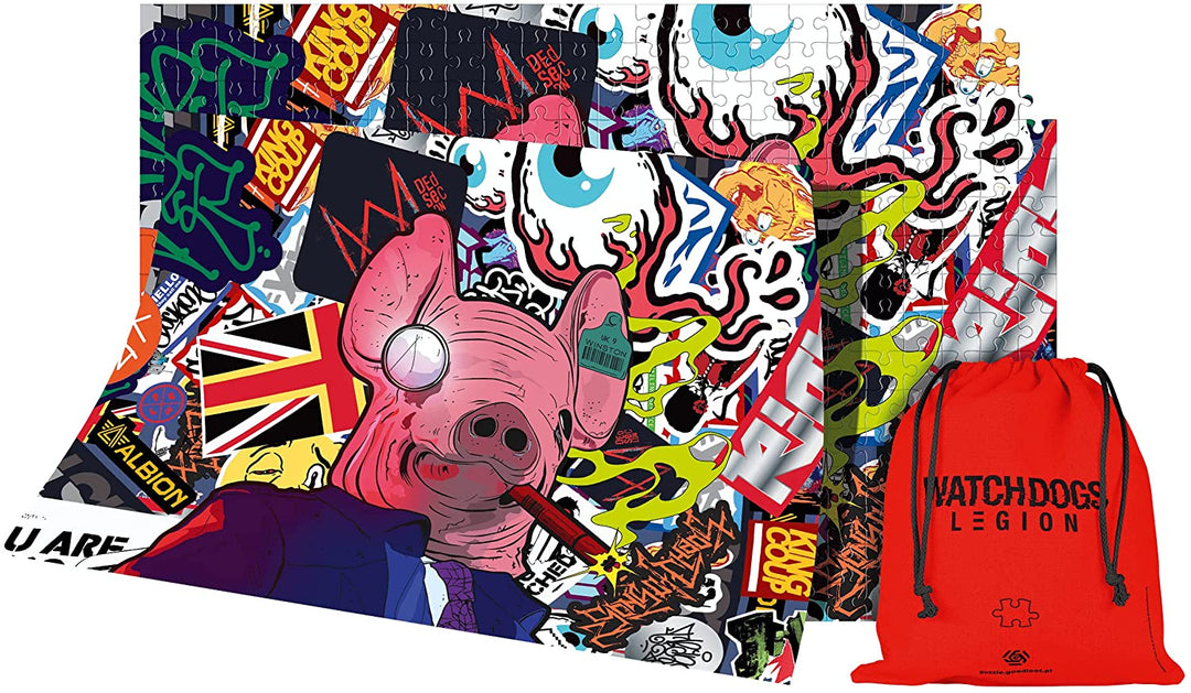 Watch Dogs Legion (Pig Mask) Jigsaw Puzzle (1000 Pieces)