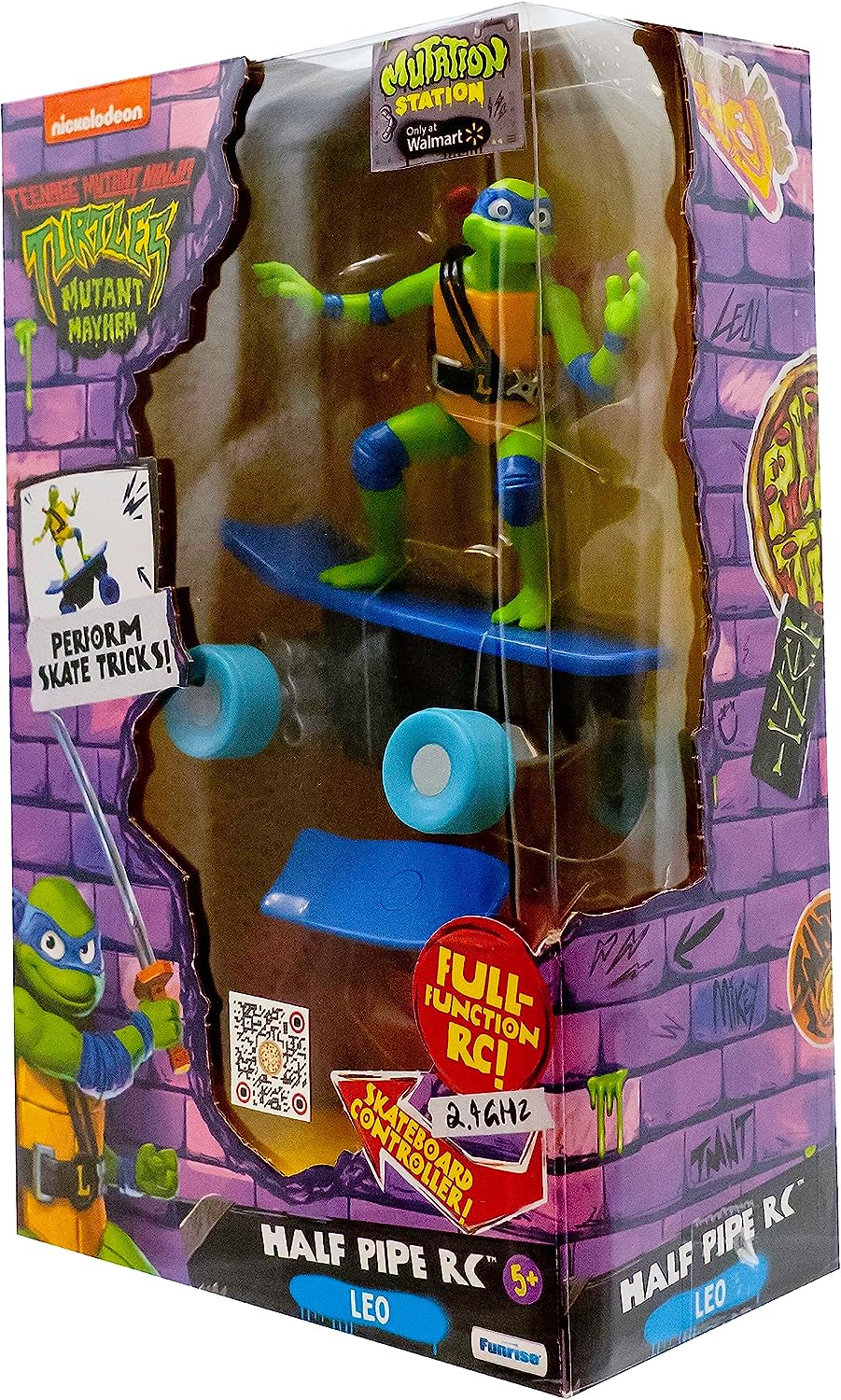 Teenage Mutant Ninja Turtles Mutant Mayhem Half Pipe RC Leonardo Figure