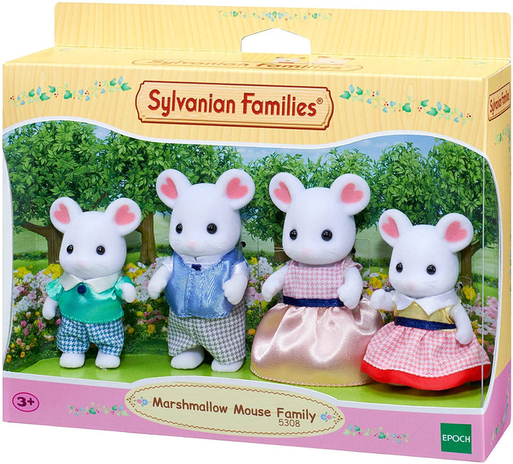 Sylvanian Families Marshmellow Mouse Family