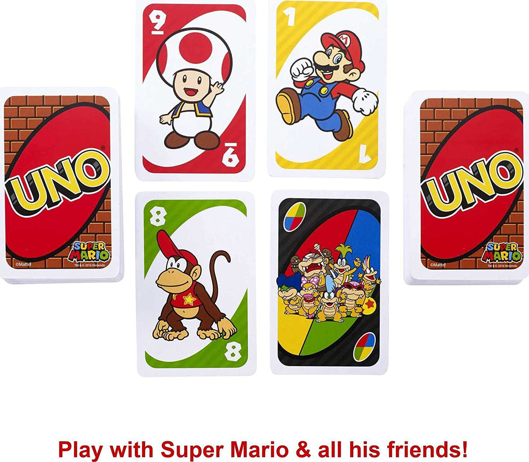 Uno Super Mario Bros Card Game