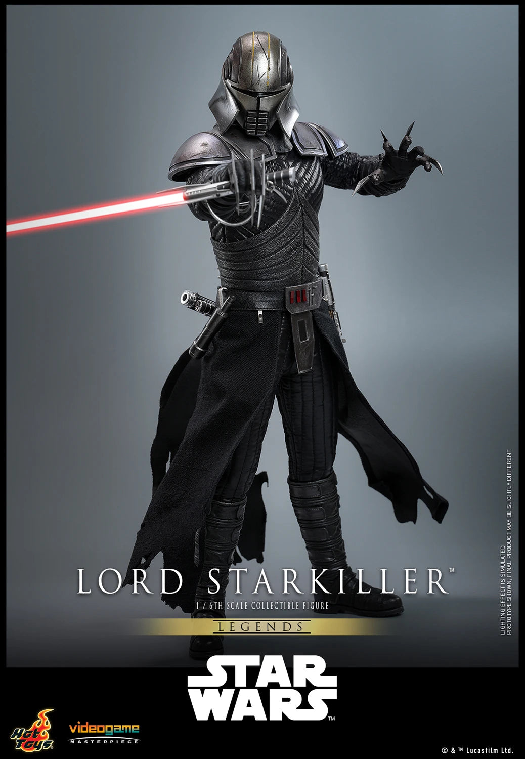 Hot Toys Star Wars The Force Unleashed Lord Starkiller 1/6th Scale Figure