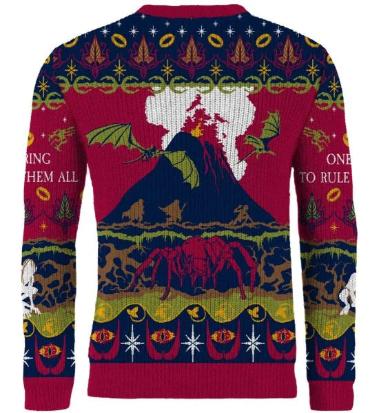 Official Lord Of The Rings One Sweater To Rule Them All Christmas Jumper