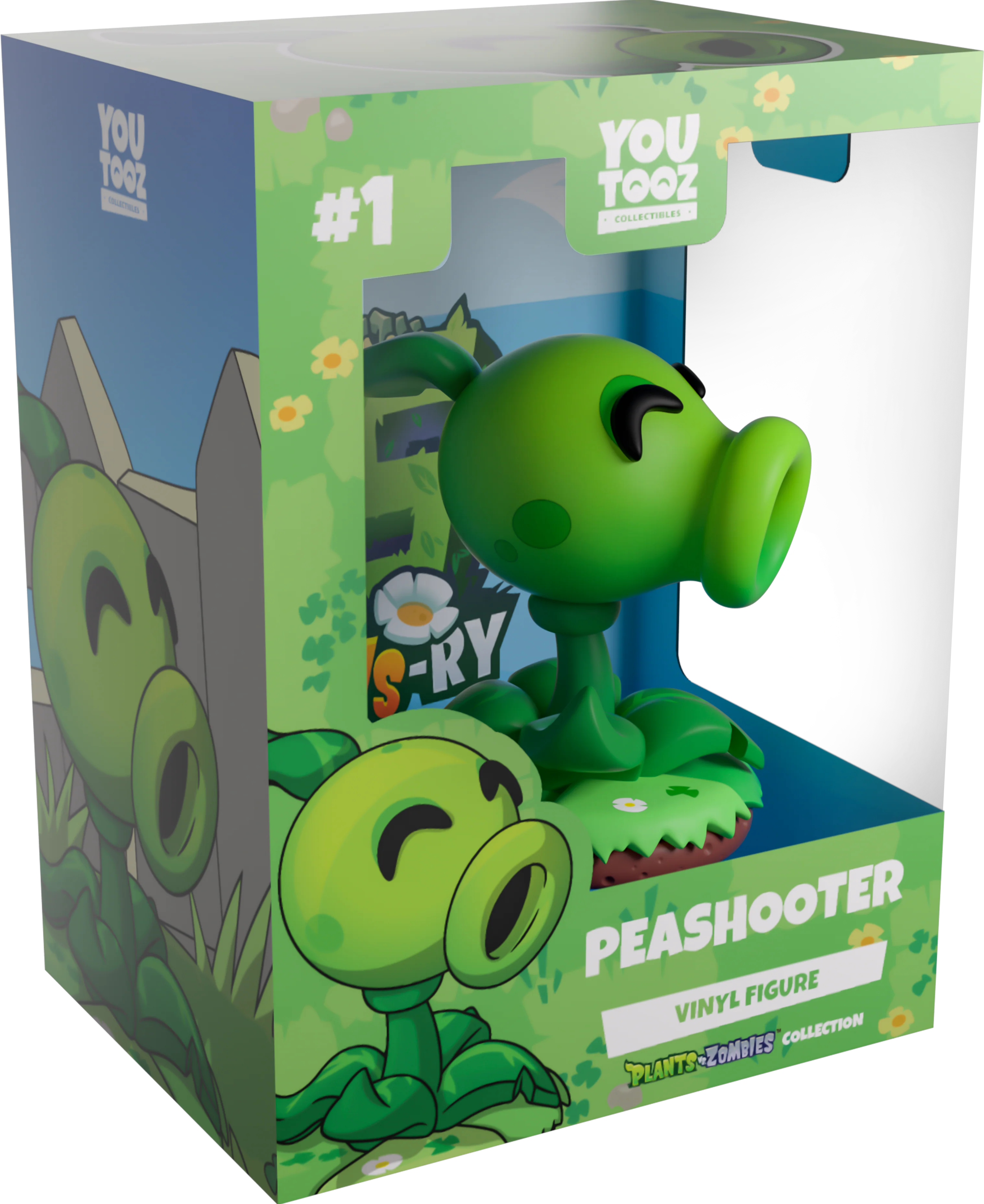 Youtooz Plants Vs Zombies Peashooter Vinyl Figure