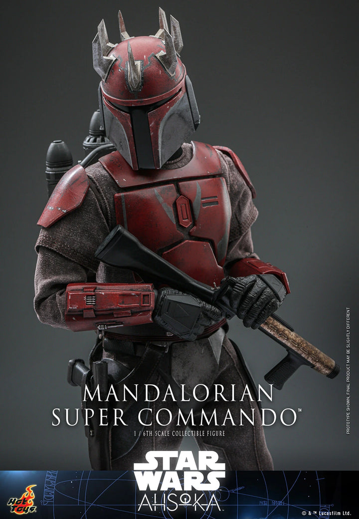 Hot Toys Star Wars Ahsoka Mandalorian Super Commando 1/6th Scale Figure