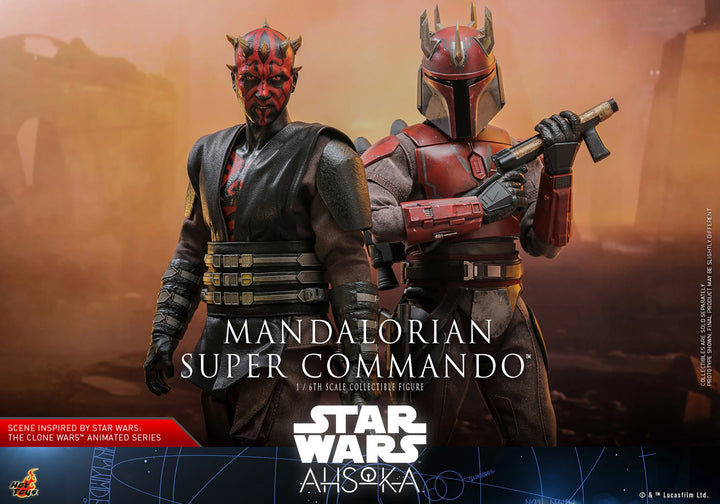 Hot Toys Star Wars Ahsoka Mandalorian Super Commando 1/6th Scale Figure