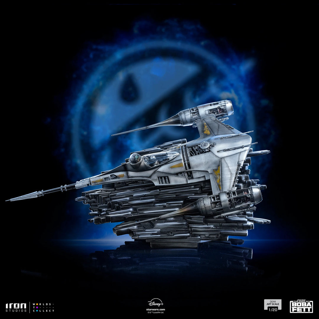 Iron Studios Star Wars The Mandalorian Mando's N-1 Starfighter 1/20 Art Scale Limited Edition Statue