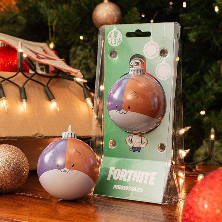 Bauble Heads Fortnite ‘Meowscles’ Christmas Decoration Ornament