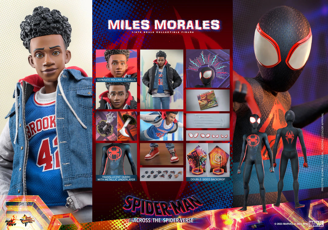 Hot Toys Spider-Man Across The Spider-Verse Spider-Man (Miles Morales) 1/6th Scale  Figure