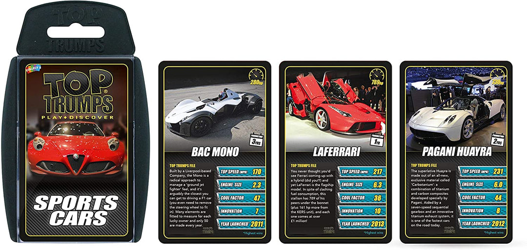 Top Trumps Classics Sports Cars