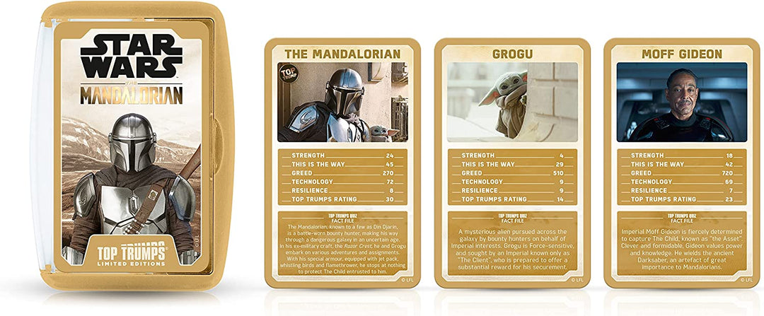 Top Trumps Limited Edition Mandalorian Card Game