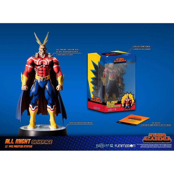 First4Figures My Hero Academia All Might Silver Age 11" Figure