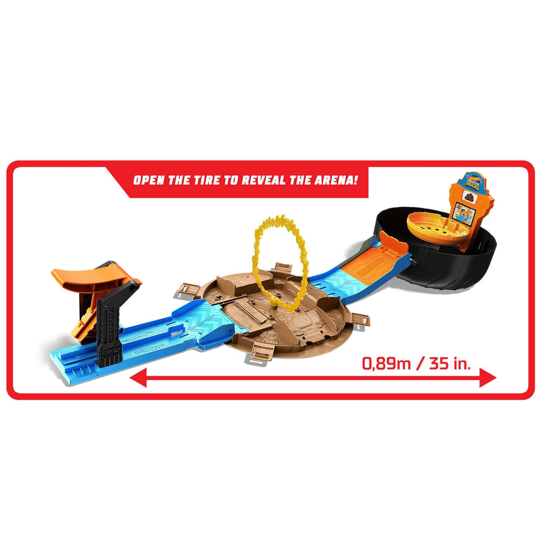 Hot Wheels Monster Trucks Tyre Playset