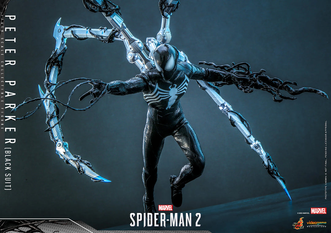 Hot Toys Marvel's Spider-Man Peter Parker Black Suit 1/6th Scale Figure