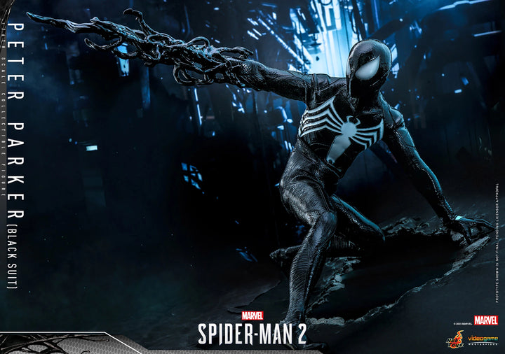 Hot Toys Marvel's Spider-Man Peter Parker Black Suit 1/6th Scale Figure