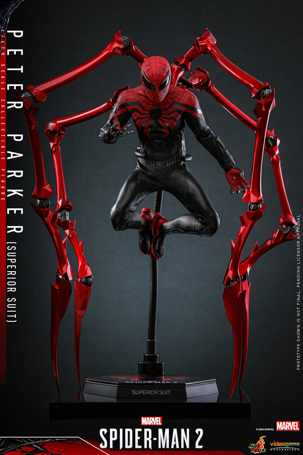 Hot Toys Marvel's Spider-Man 2 Spider-Man (Superior Suit) 1/6th Scale Figure