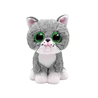 Ty Beanie Boos 6" Fergus Gray Cat Plush