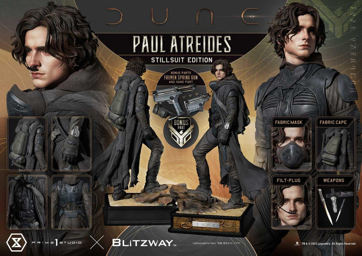 Prime 1 Studios Dune Premium Masterline Paul Atreides (Stillsuit) 1/4 Scale Statue Bonus Version