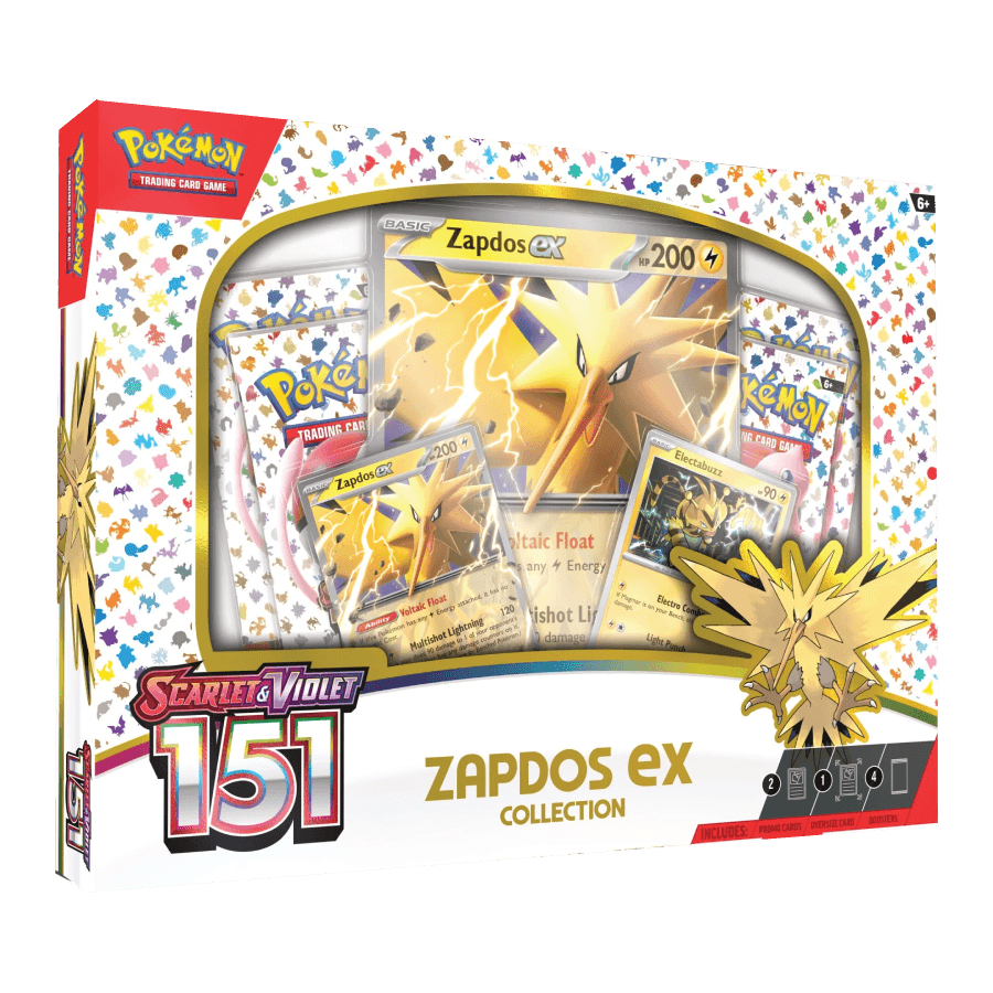 Pokemon Scarlet & Violet 151 Zapdos EX Collection Box