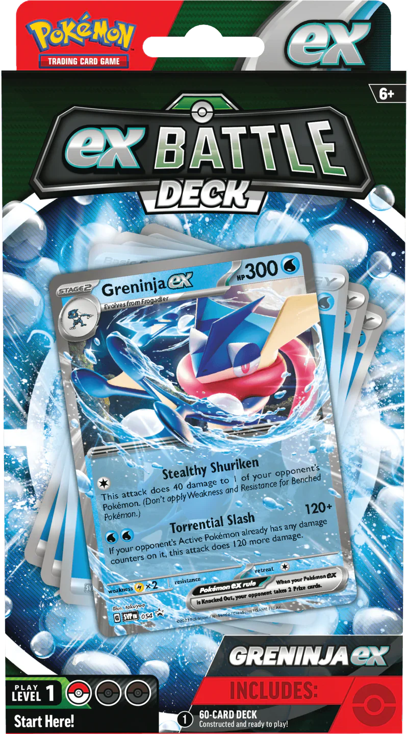 Pokemon TCG: Scarlet & Violet - Greninja EX Battle Deck