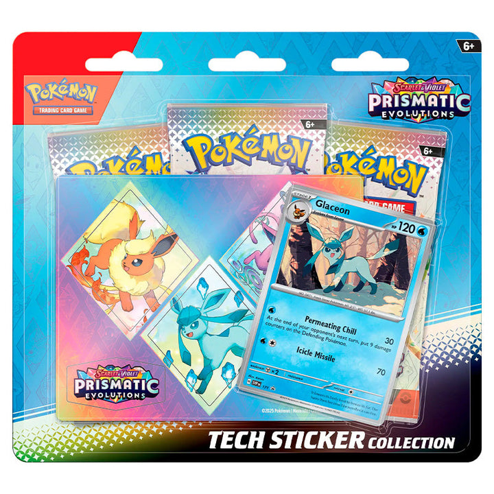 Pokémon TCG: Scarlet & Violet-Prismatic Evolutions Tech Sticker Collection - Glaceon